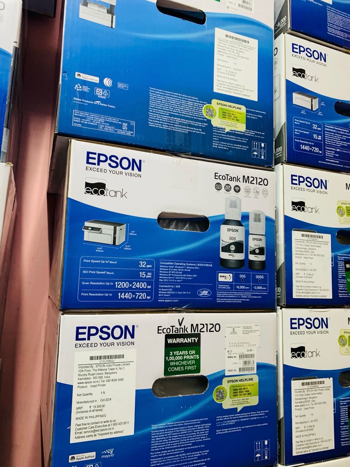 Epson M2120 EcoTank Monochrome Printer