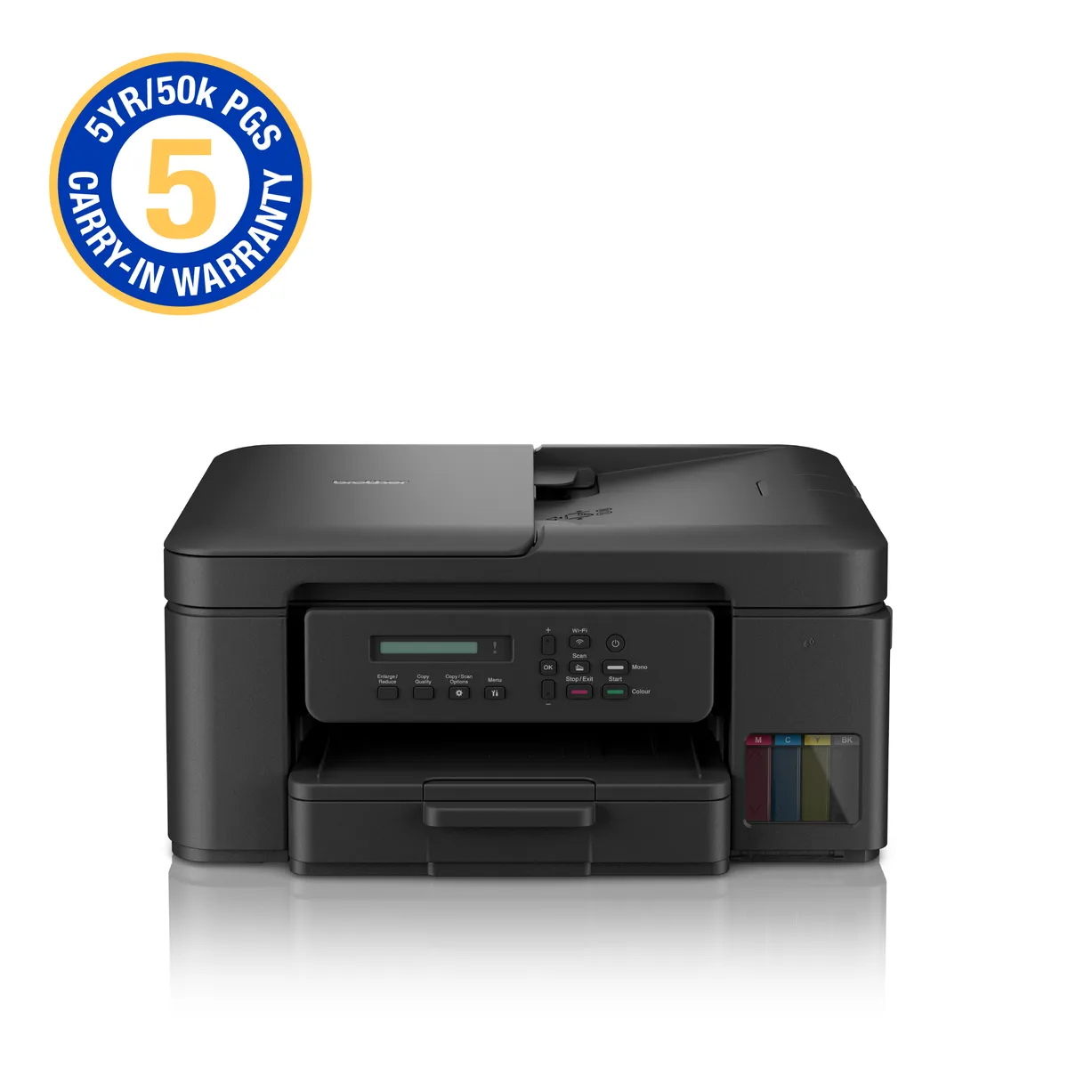 Brother DCP-T730DW Wireless Ink Tank Printer 3-in-1 with ADF