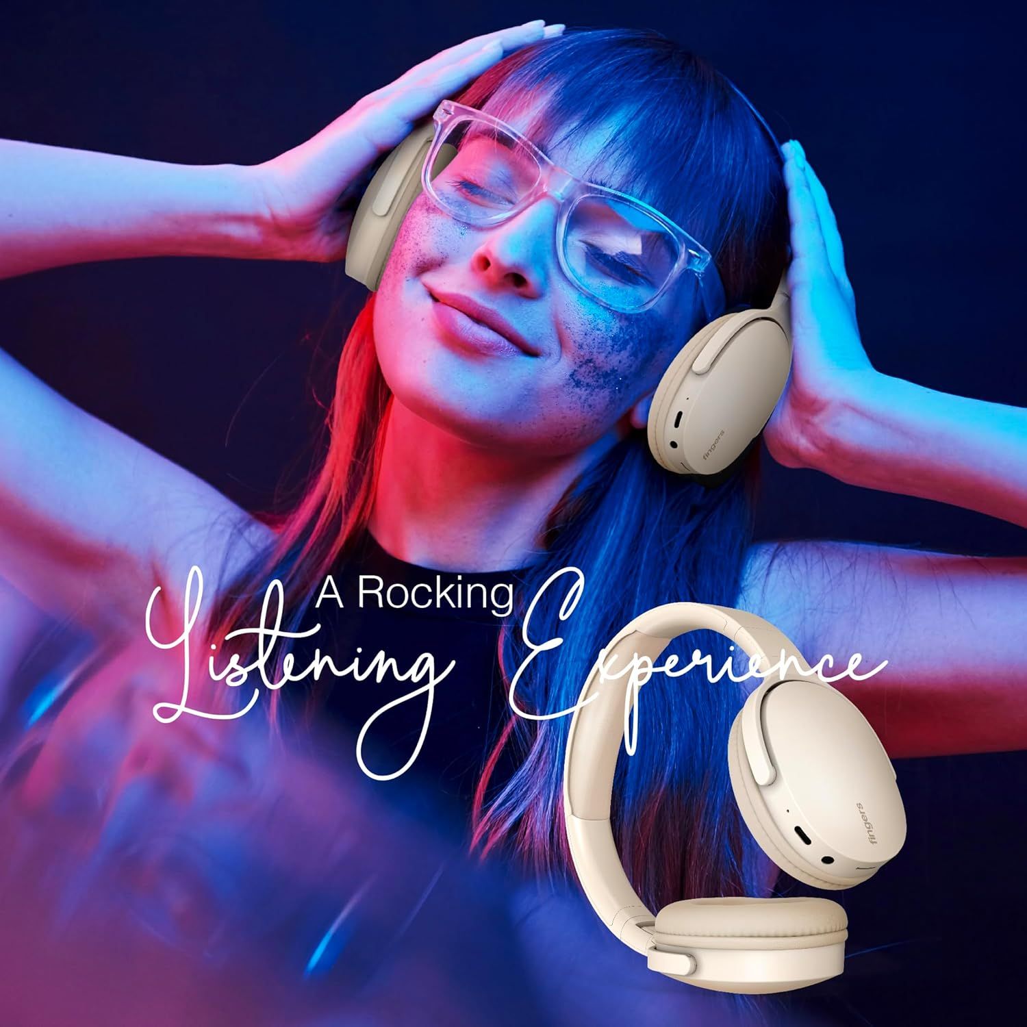 FINGERS Rock-n-Roll H6 On-Ear BT Headphones FINGERS Rock-n-Roll H6 On-Ear BT Headphones