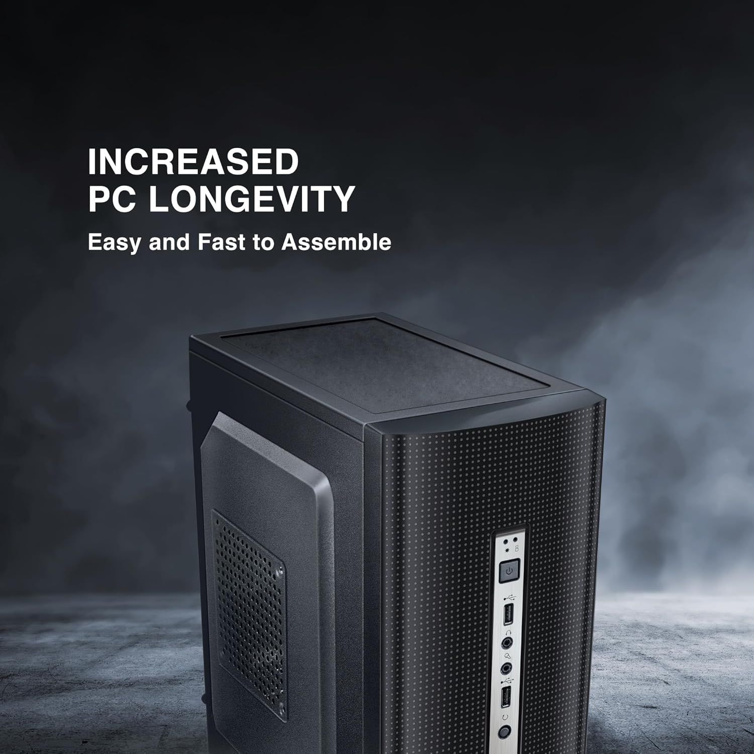 FINGERS Turbo-Mini Polycarbonate Super Compact Computer Case - Black FINGERS Turbo-Mini Polycarbonate Super Compact Computer Case - Black