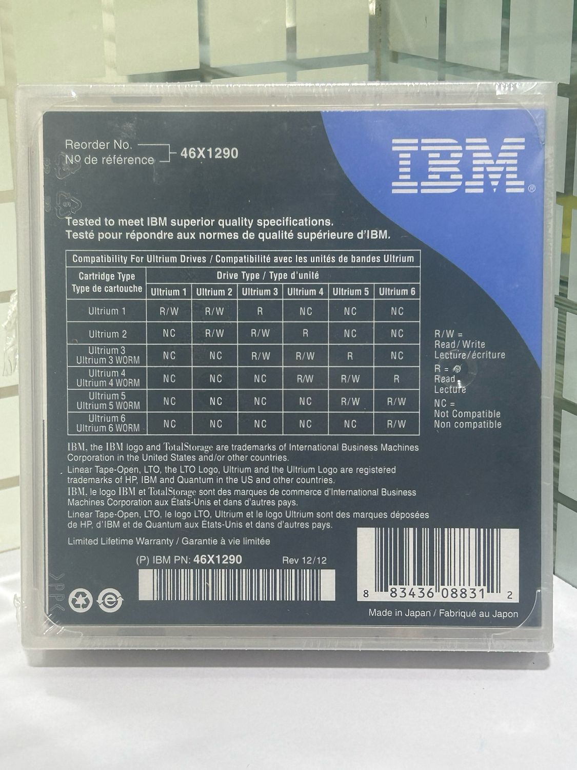IBM LTO 5 Data Cartridge