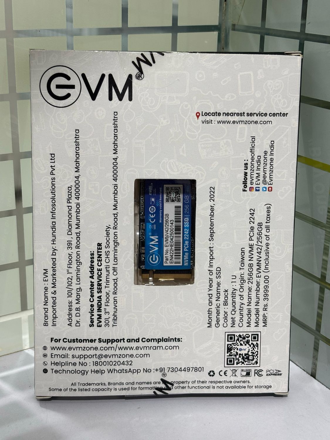 EVM 512GB 2242 M.2 SATA SSD
