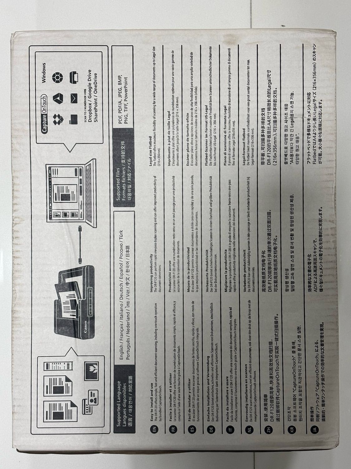 Canon Image Formula DR-F120 Document Scanner