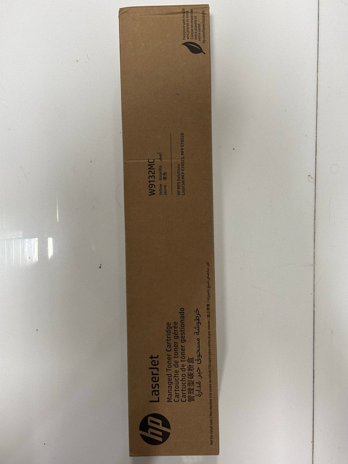 HP W9132MC LaserJet Yellow Managed Cyan Toner Cartridge