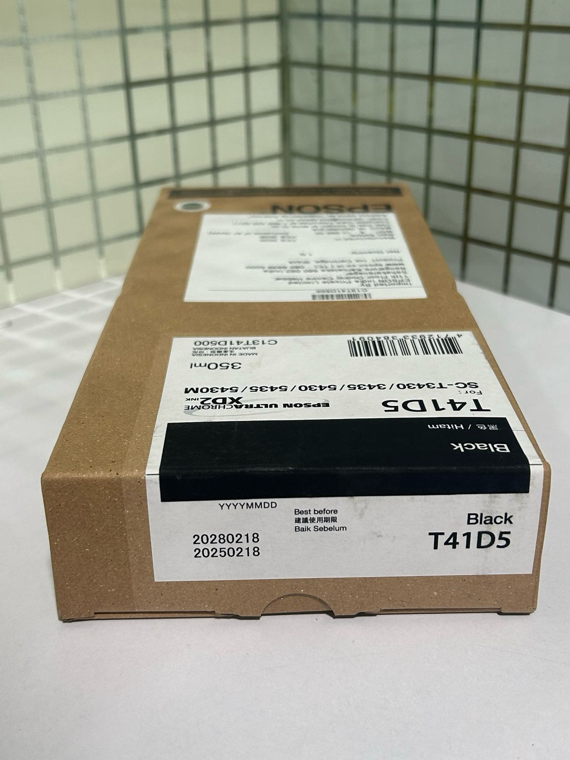 Epson T41D5 Black Ink Cartridge, 350ml Epson T41D5 Black Ink Cartridge, 350ml