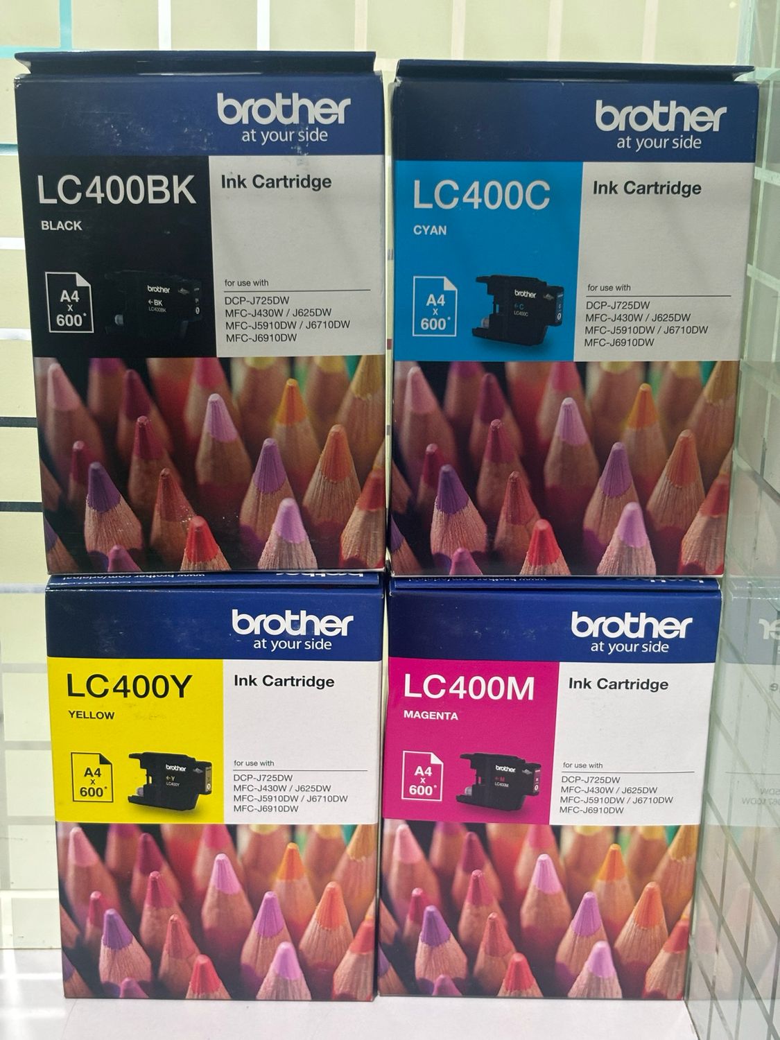 Brother LC400 Cartridge Set of 4 (J725dw, J430w, J625dw)