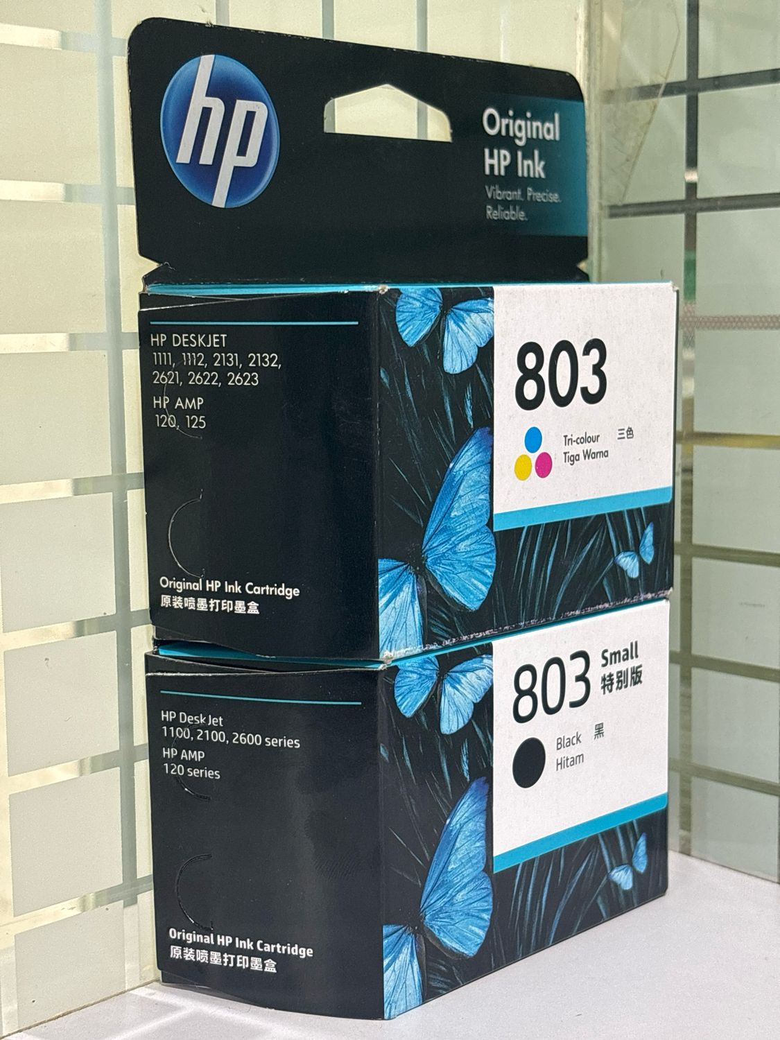 HP 803 Black + Tri-Color (DeskJet 2132, 2623, 2622) HP 803 Black + Tri-Color (DeskJet 2132, 2623, 2622)