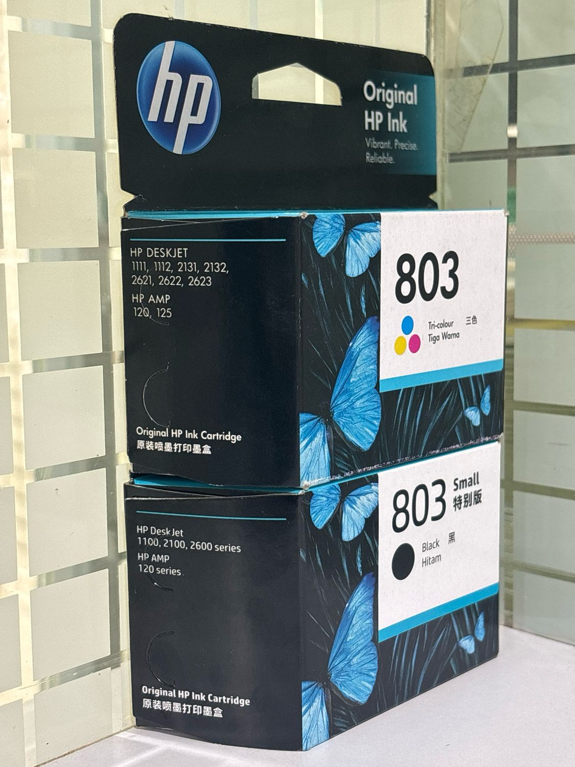 HP 803 Black + Tri-Color (DeskJet 2621, 2132, 1112) HP 803 Black + Tri-Color (DeskJet 2621, 2132, 1112)