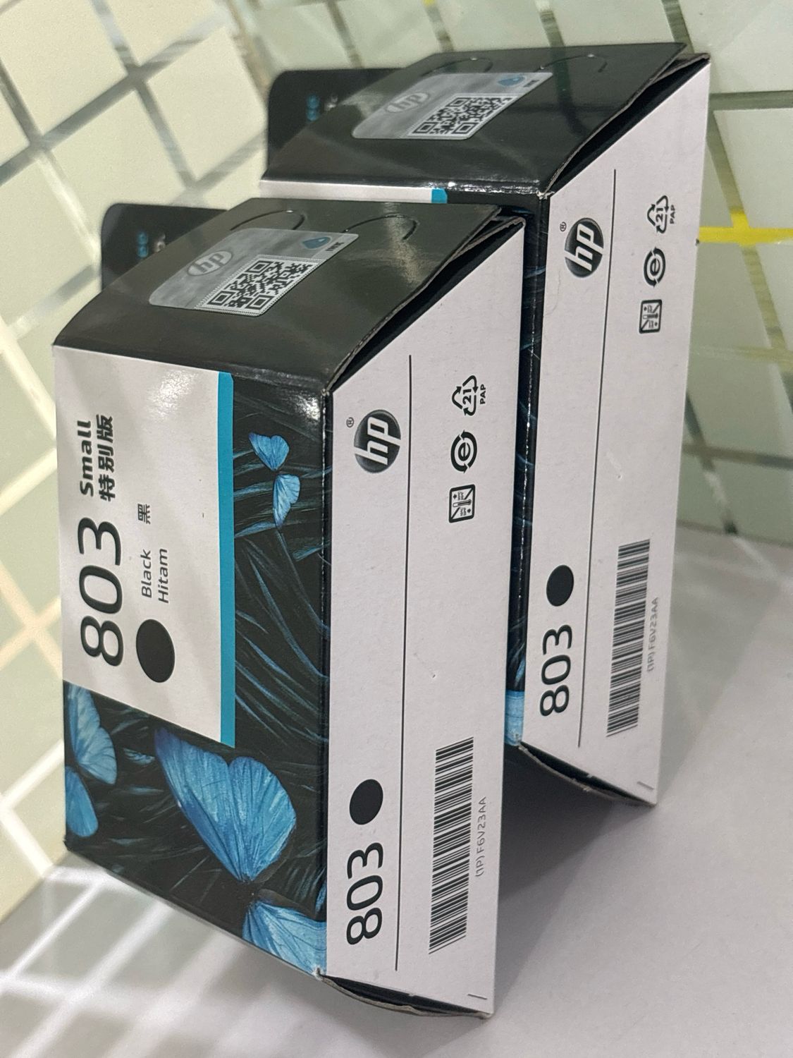 HP 803 Small Black Ink Cartridge (Pack of 2) HP 803 Small Black Ink Cartridge (Pack of 2)