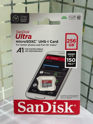 SanDisk 256GB Memory Card, A1, Class 10 SanDisk 256GB Memory Card, A1, Class 10