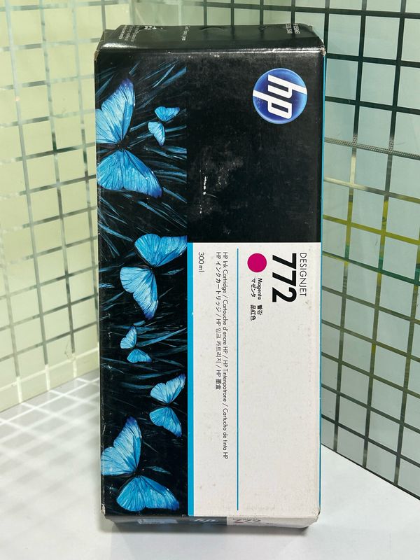 (まとめ) HP772 インクカートリッジ ライトグレー 300ml 顔料系 CN634A 1個 〔×10セット〕 まとめ） HP772 インクカートリッジ ライトグレー 300ml 顔料系 CN634A