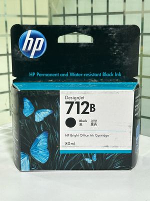 HP DesignJet 712 Black Ink, 80ml (T210, T230, T250, T630, T650)
