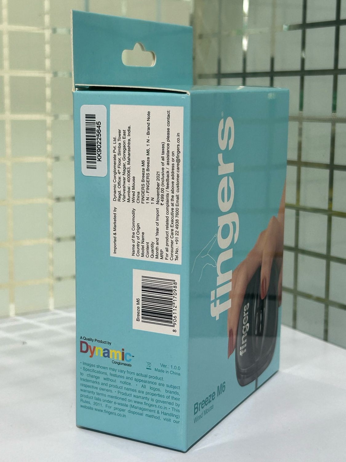 Fingers Breeze M6 Wired Mouse Fingers Breeze M6 Wired Mouse