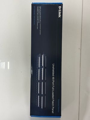 D-Link 48-Port Patch Panel Fully Loaded D-Link 48-Port Patch Panel Fully Loaded