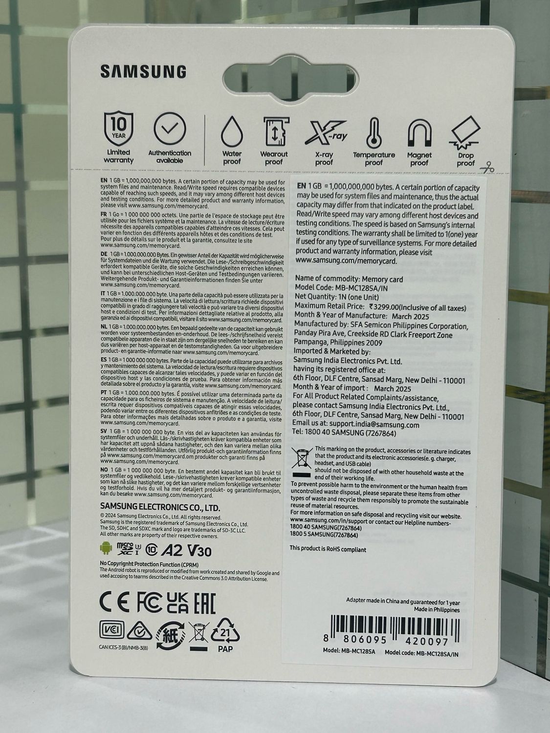 Samsung 128GB EVO Plus 160mb/s Memory Card Samsung 128GB EVO Plus 160mb/s Memory Card