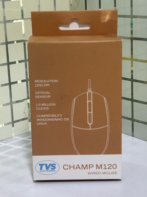 TVS Champ M120 Wired Optical Mouse (Pack of 10) TVS Champ M120 Wired Optical Mouse (Pack of 10)