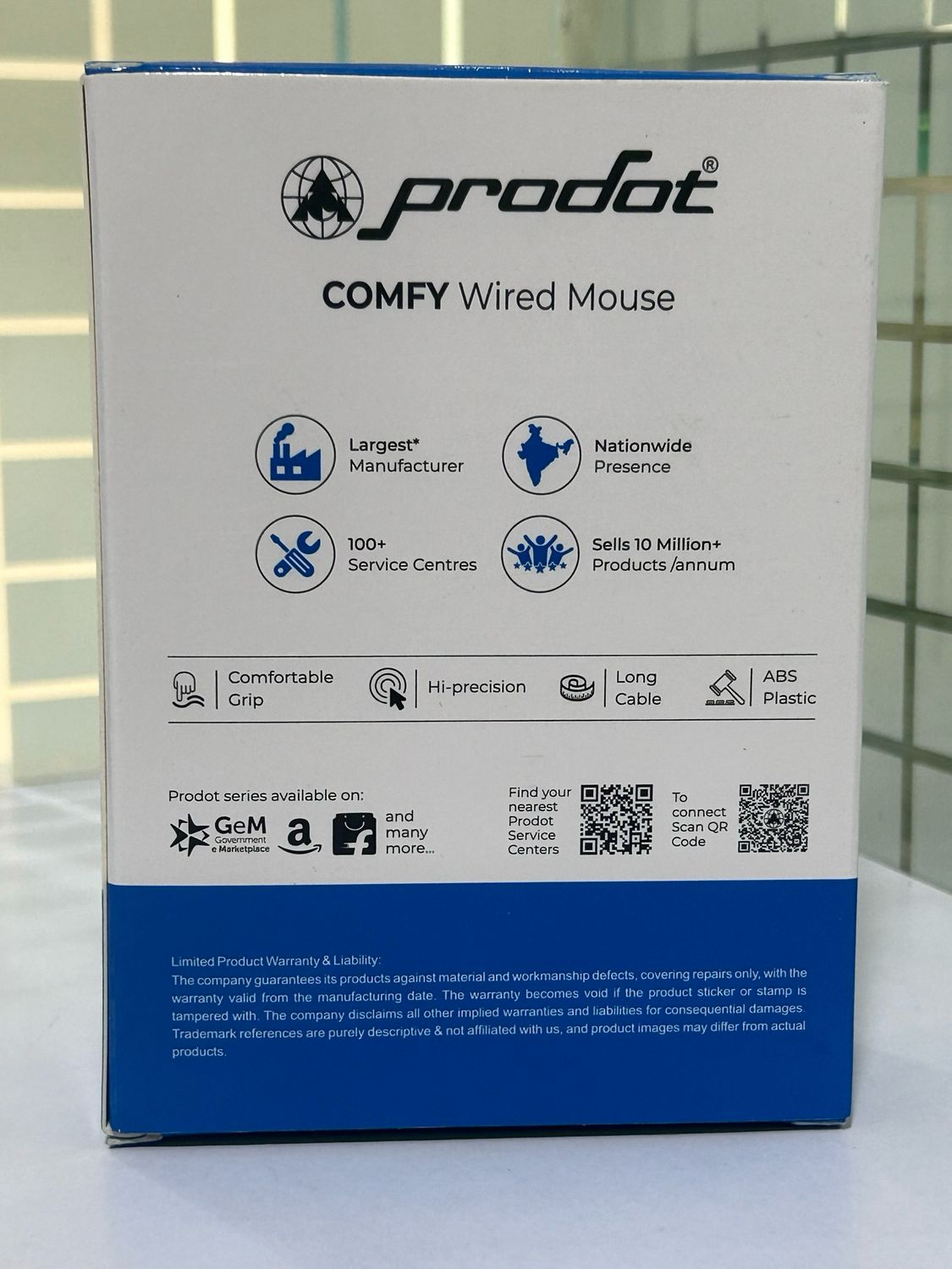 Prodot Comfy USB Wired Mouse (Pack of 10)