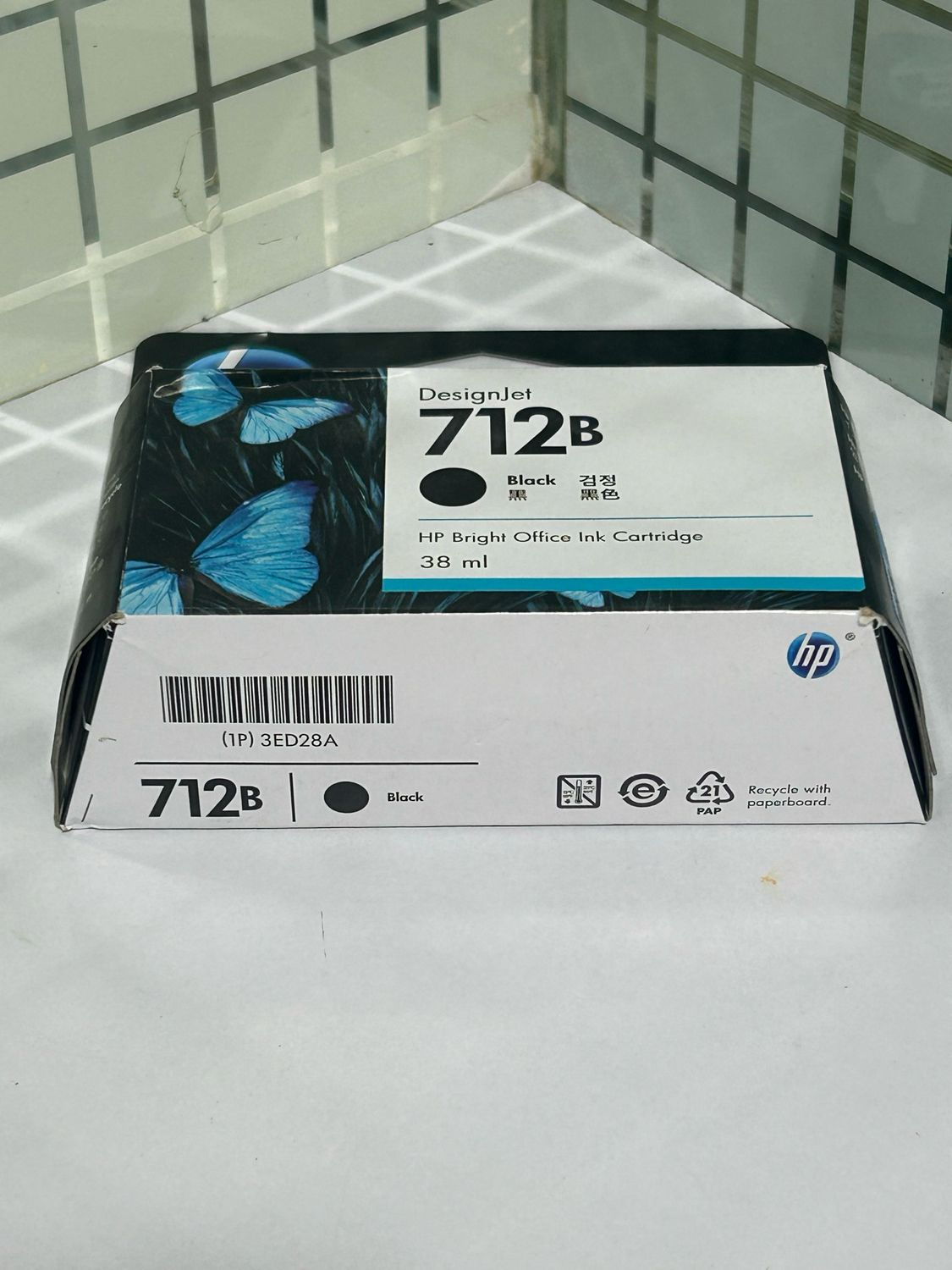 HP DesignJet 712B 38-ml Black Ink (T210, T230, T250, T630, T650)
