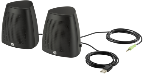HP S3100 2.0 Speakers, Black