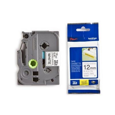 Brother Tze-S231 Black on White 12mm Strong Adhesive Label Tape