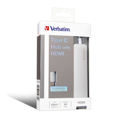 Verbatim Type C Hub with HDMI Adapter Verbatim Type C Hub with HDMI Adapter