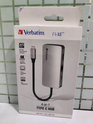 Verbatim 4-in-1 Type C Hub