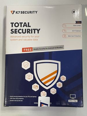 New, 3 User, 1 Year, K7 Total Security New, 3 User, 1 Year, K7 Total Security