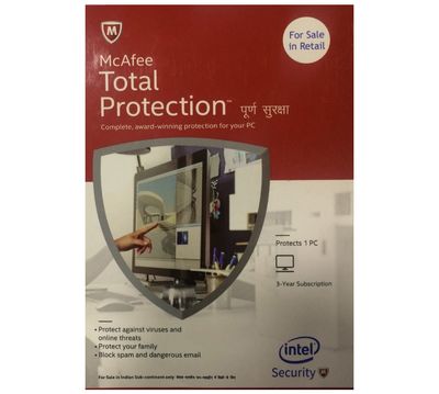 3 User, 3 Year, Mcafee Total Protection 3 User, 3 Year, Mcafee Total Protection