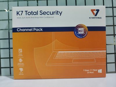 New, 1 User, 1 Year, K7 Total Security with Mat