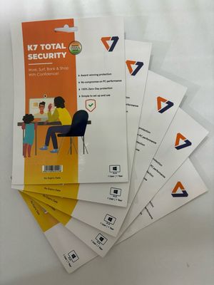 New, 5 User, 1 Year, K7 Total Security New, 5 User, 1 Year, K7 Total Security