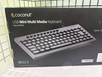 Coconut K20 Small Wired Multimedia Keyboard