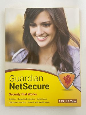 New, 1 User, 1 Year, Guardian NetSecure Antivirus