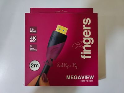 Fingers 2 meters MegaView  (HDMI to HDMI) cable