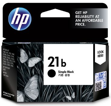 HP 21B / 21A Ink Cartridge, Black