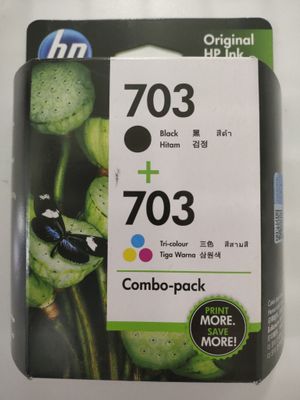 HP 703 Black & Tri Color Combo Pack HP 703 Black & Tri Color Combo Pack