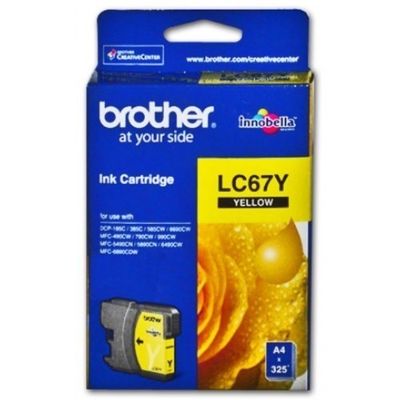 Brother LC67 Yellow Ink Cartridge Brother LC67 Yellow Ink Cartridge