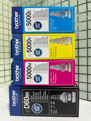 Brother D60, BT5000 set of 4 bottle (T820dw, T825dw, T810w, T910dw)