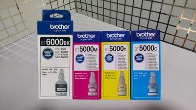 Brother BT6000BK, BT5000 Set of 4 Bottle (T300, T500w, T700w, T800w)