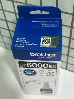 New, Brother BT6000BK Black ink Bottle New, Brother BT6000BK Black ink Bottle