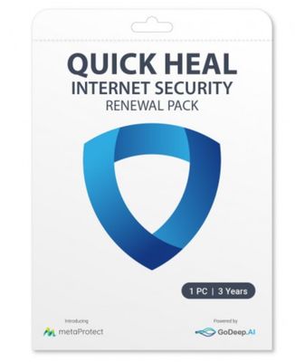 (Renewal) 1 User, 3 Year, Quick Heal Internet Security