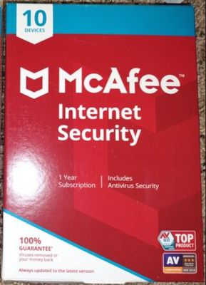 10 User, 1 Year, Mcafee Internet Security 10 User, 1 Year, Mcafee Internet Security
