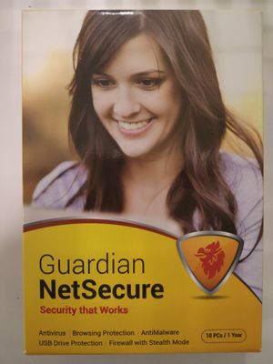 10 User, 1 Year, Guardian NetSecure Antivirus 10 User, 1 Year, Guardian NetSecure Antivirus