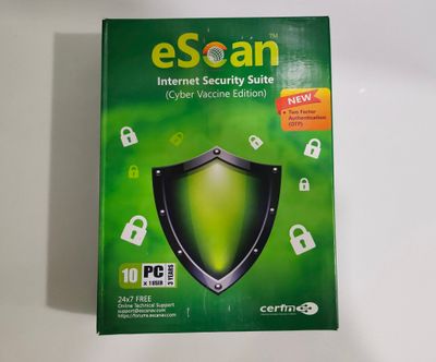 New v22x, 10 User, 3 Year, eScan Internet Security