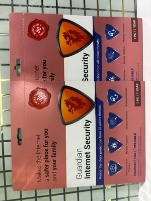 2 User, 1 Year, Guardian Internet Security 2 User, 1 Year, Guardian Internet Security