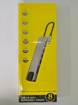 Type-C 8 in 1 Multiport Docking Station Type-C 8 in 1 Multiport Docking Station