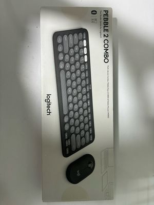 Logitech Pebble 2 Combo Wireless Keyboard Mouse Tonal Graphite
