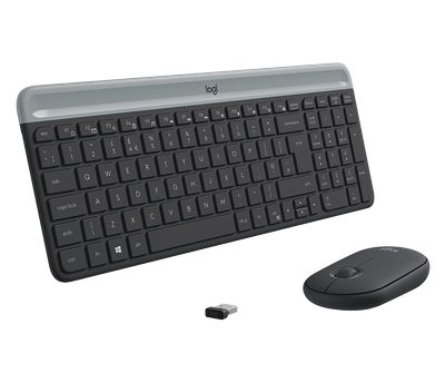 Logitech MK470 Slim Wireless Combo, Graphite Logitech MK470 Slim Wireless Combo, Graphite