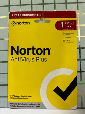 Renewal, 1 User, 1 Year, Norton Antivirus Plus