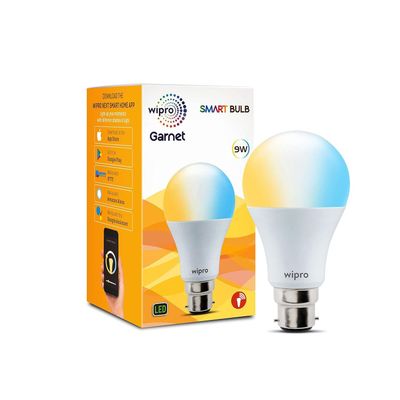 Wipro Garnet NS9100 9W B22D LED Smart Bulb Wipro Garnet NS9100 9W B22D LED Smart Bulb