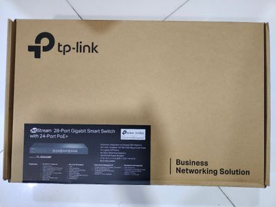 TP-Link SG2428P JetStream 28-Port Gigabit Smart Switch, 24 PoE+ Ports